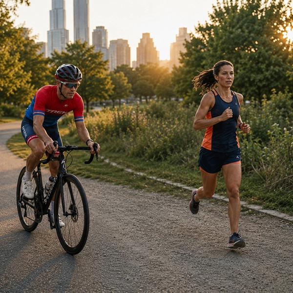 Cycling vs Running at a Glance