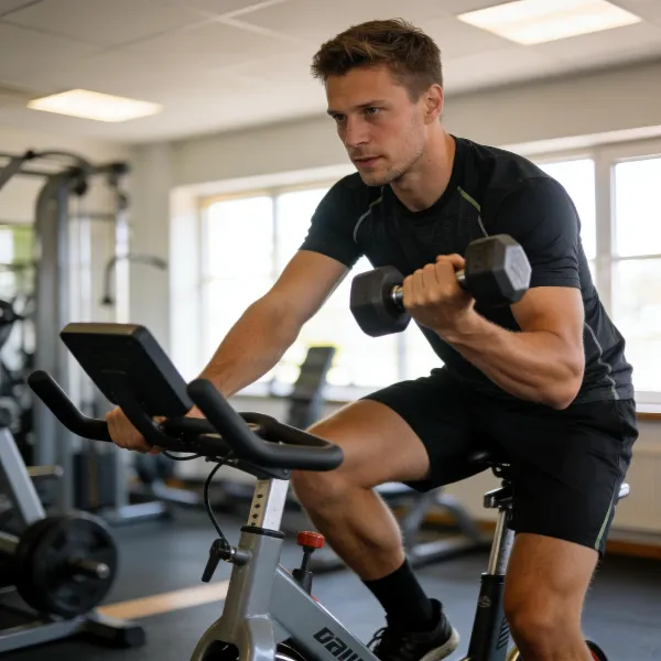 Radfahren und Krafttraining